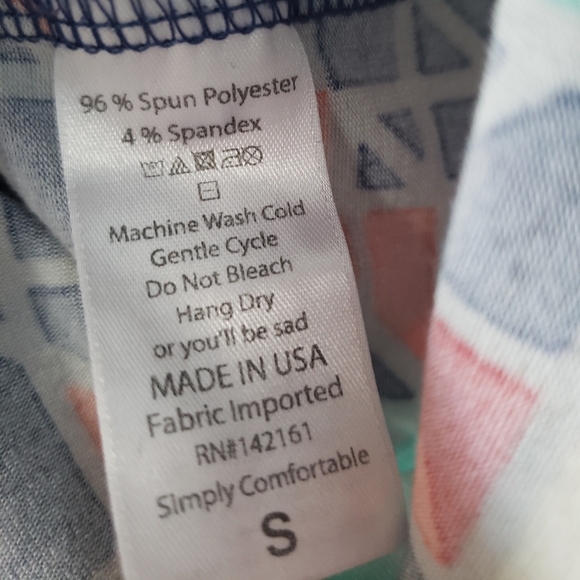 Lularoe Randy Tee Raglan Top - Picture 2 of 2